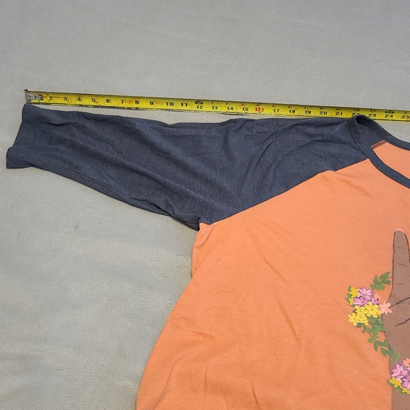Sonoma Baseball 3/4 Sleeve Tee Peace Sign - Floral - Picture 5 of 9